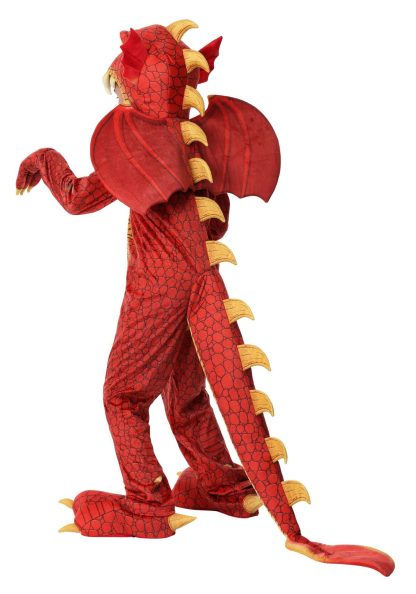 Animal Costumes | Child’s Deluxe Red Dragon Costume Animal Costumes