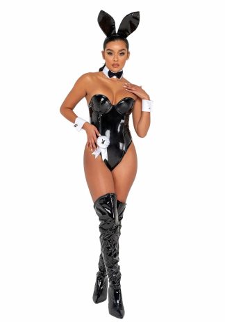 Animal Costumes | Playboy Seductress Bunny Costume for Women Animal Costumes Animal Costumes