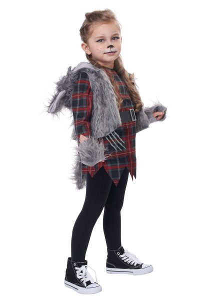 Animal Costumes | Wee Wolf Costume for Girls Animal Costumes Animal Costumes