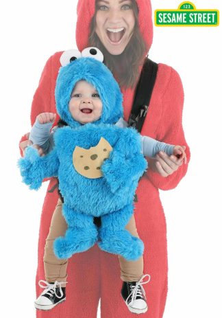 Baby Carrier Costumes | Sesame Street Cookie Monster Baby Carrier Costume Cover Baby Carrier Costumes Baby Carrier Costumes