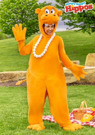 Board Game Costumes | Adult Orange Hungry Hungry Hippos Costume Board Game Costumes Board Game Costumes