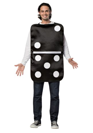 Board Game Costumes | Domino Costume for Adults Board Game Costumes Board Game Costumes