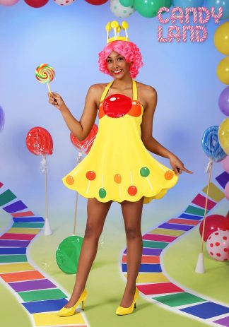 Board Game Costumes | Princess Lolly Candyland Costume for Women Board Game Costumes Board Game Costumes