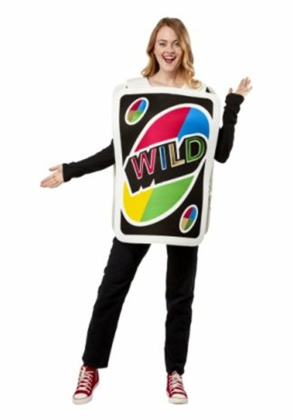 Board Game Costumes | Uno Wild Card Costume for Adults Board Game Costumes Board Game Costumes