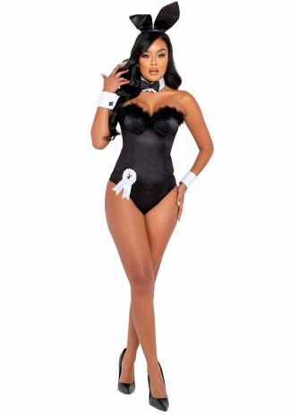 Celebrity Costumes | Women’s Playboy Black Boudoir Bunny Costume Celebrity Costumes Celebrity Costumes