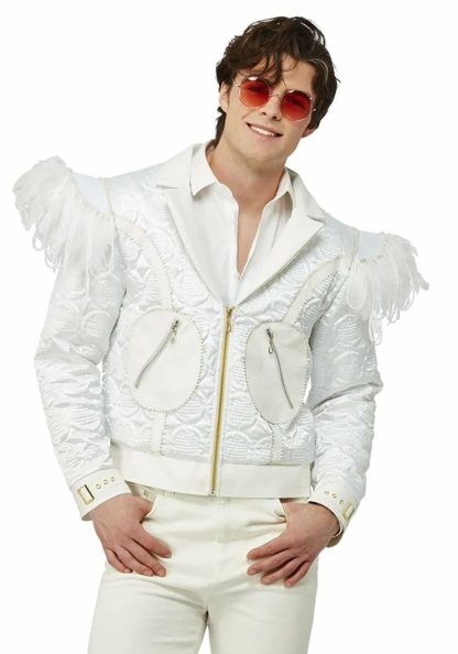 Costume Apparel | Elton John Feather Jacket Celebrity Costumes Celebrity Costumes