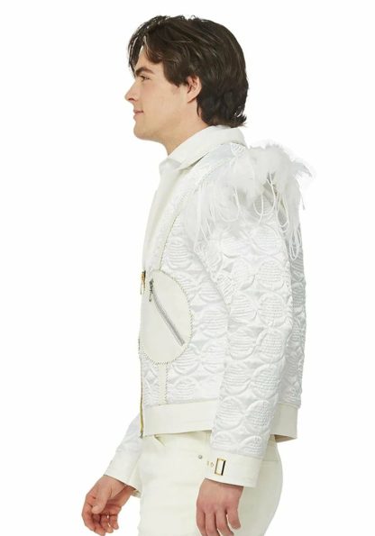 Costume Apparel | Elton John Feather Jacket Celebrity Costumes Celebrity Costumes