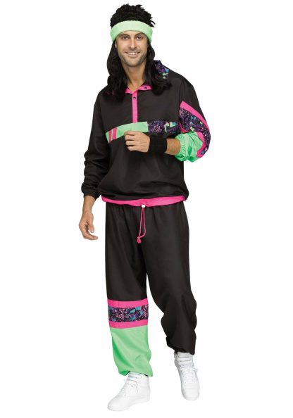 Decades Costumes | 80’s Track Suit Costume for Men Decades Costumes Decades Costumes