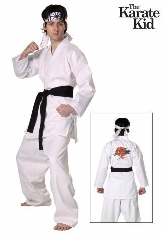 Decades Costumes | Authentic Karate Kid Daniel San Costume for Adults Decades Costumes Decades Costumes