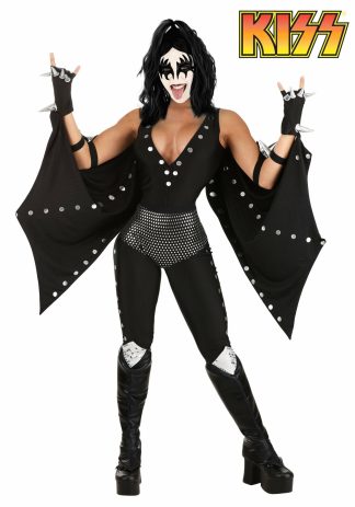 Decades Costumes | KISS Demon Costume for Women Celebrity Costumes Celebrity Costumes