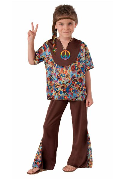 Decades Costumes | Peace Hippie Costume for Boys Boy Boy