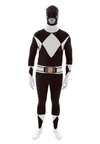 Decades Costumes | Power Rangers: Black Ranger Morphsuit Costume Decades Costumes Decades Costumes