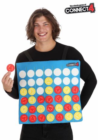 Easy Halloween Costumes | Connect Four Sandwich Board Costume for Adults Board Game Costumes Board Game Costumes