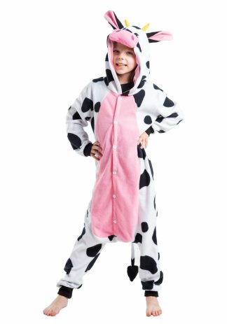 Easy Halloween Costumes | Cow Child Onesie Boy Boy