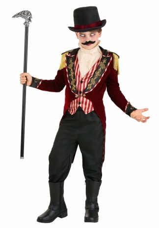 Funny Costumes | Boy’s Scary Ringmaster Costume Boy Boy