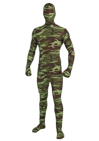 Funny Costumes | Child Camo Second Skin Boy Boy