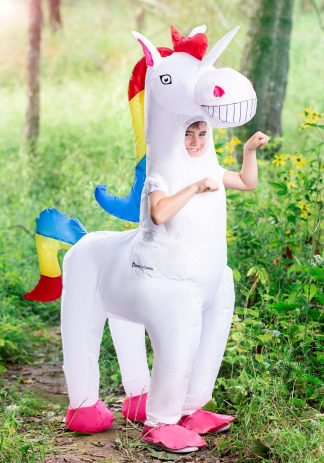 Funny Costumes | Child’s Giant Inflatable Unicorn Costume Boy Boy