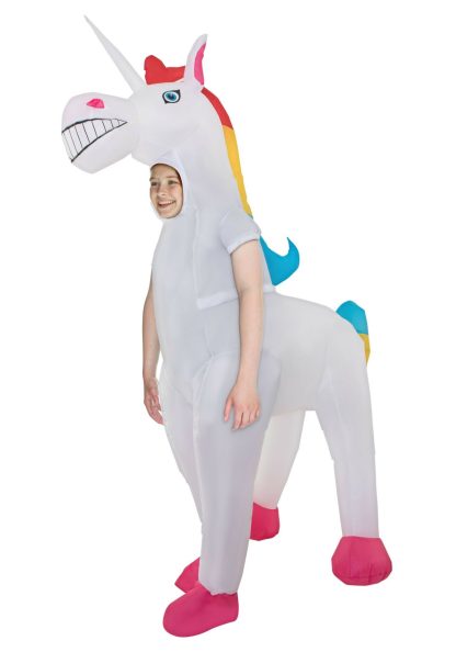 Funny Costumes | Child’s Giant Inflatable Unicorn Costume Boy Boy