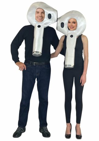 Funny Costumes | Ear Buds Couple Costume for Adults Funny Costumes Funny Costumes