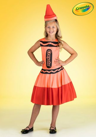 Funny Costumes | Girl’s Red Crayon Costume Dress Funny Costumes Funny Costumes