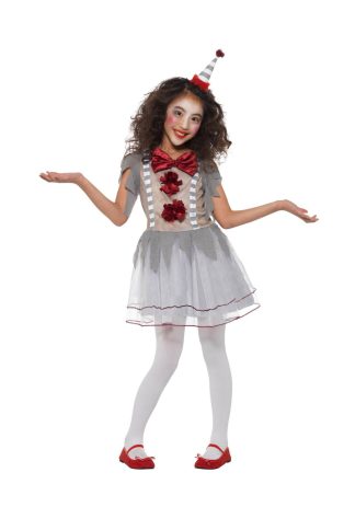 Funny Costumes | Girls Vintage Clown Costume Dress Funny Costumes Funny Costumes