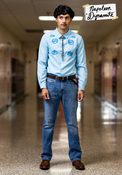 Funny Costumes | Napoleon Dynamite Pedro Costume for Adults Funny Costumes Funny Costumes