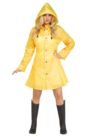 Funny Costumes | Yellow Raincoat Costume for Women Funny Costumes Funny Costumes