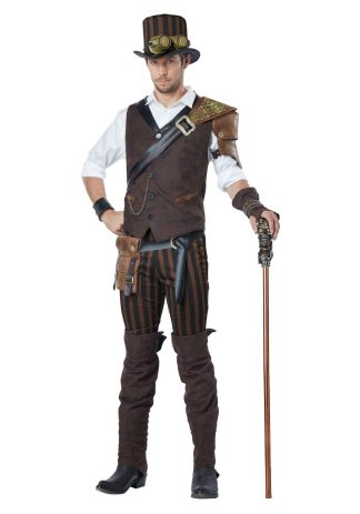 Historical Costumes | Bedrock Fred Jacket Costume for Men Costume Apparel Costume Apparel