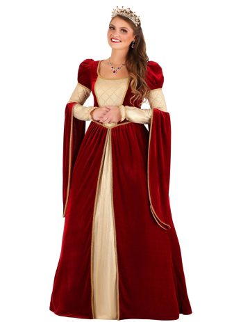 Historical Costumes | Regal Renaissance Queen Costume for Women Historical Costumes Historical Costumes