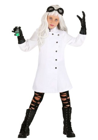 Holiday Costumes | Girls Mad Scientist Dress Costume for Kids Girl Girl