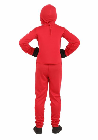 International Costumes | Red Ninja Master Costume for Kids Boy Boy