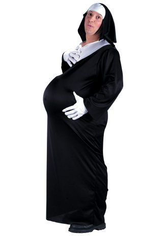 Religion Costumes | Pregnant Nun Costume Mens Mens