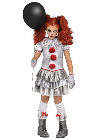 Scary Costumes | Carnevil Clown Costume for Girls Girl Girl