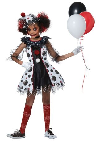 Scary Costumes | Creepy Clown Costume for Girls Girl Girl