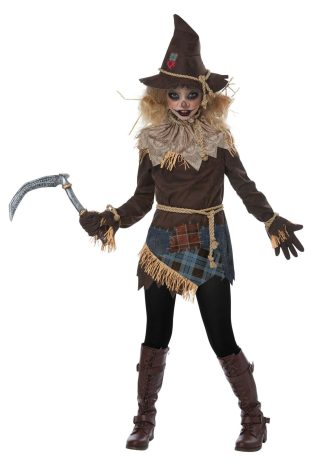 Scary Costumes | Creepy Scarecrow Costume for Girls Girl Girl