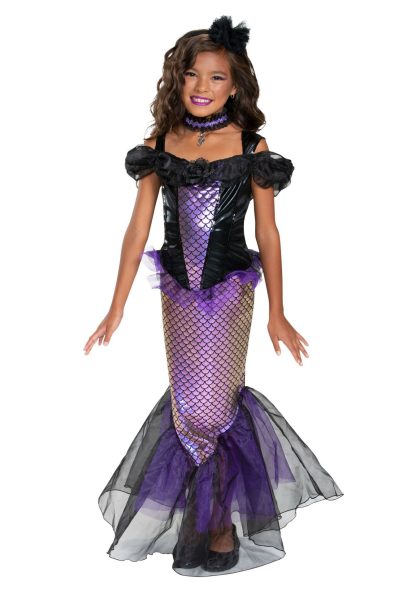 Scary Costumes | Girl’s Darkest Siren Costume Girl Girl