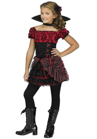 Scary Costumes | Girls La Vampira Costume Girl Girl