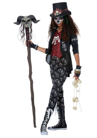 Scary Costumes | Girl’s Voodoo Charm Costume Girl Girl