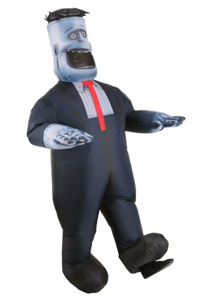 Scary Costumes | Hotel Transylvania Adult Inflatable Frank Costume Funny Costumes Funny Costumes