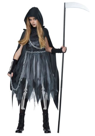 Scary Costumes | Kid’s Reaper Girl Costume Girl Girl