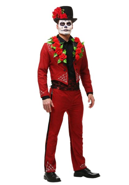 Scary Costumes | Men’s Day of the Dead Costume Holiday Costumes Holiday Costumes