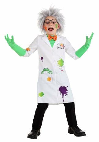 Scary Costumes | Raving Mad Scientist Costume for Kids Boy Boy