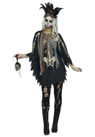 Scary Costumes | Voodoo Poncho Costume Apparel Costume Apparel