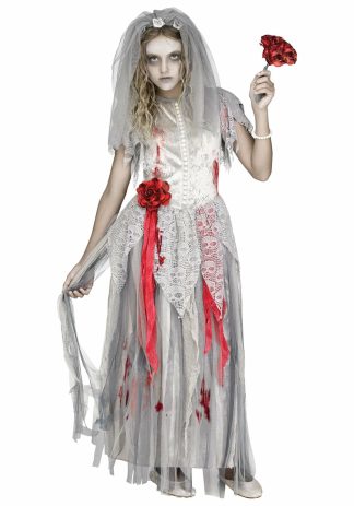 Scary Costumes | Zombie Bride Costume for Girls Girl Girl