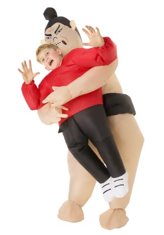 Sports Costumes | Inflatable Child Sumo Wrestler Pick Me Up Costume Boy Boy