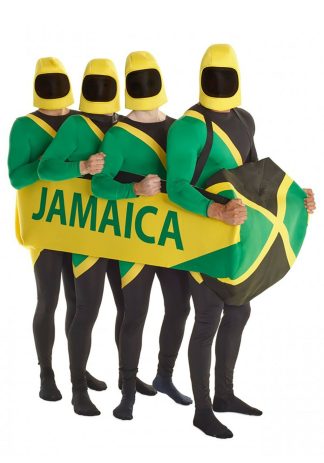 Sports Costumes | Jamaican Team Bobsled Costume Prop International Costumes International Costumes