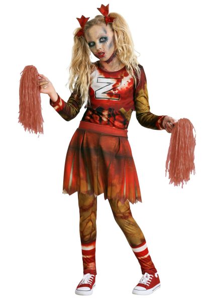 Sports Costumes | Zombie Cheerleader Costume for Girls Girl Girl