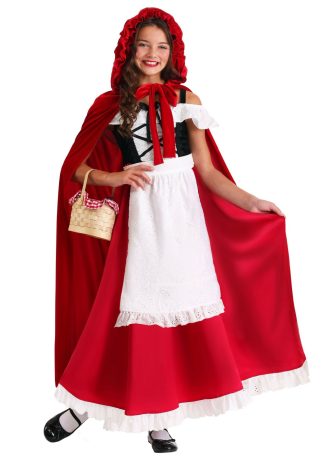 Storybook & Fairytale Costumes | Deluxe Red Riding Hood Girl’s Costume Cosplay Costumes Cosplay Costumes