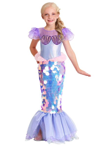 Storybook & Fairytale Costumes | Girls Sparkling Mermaid Costume Girl Girl