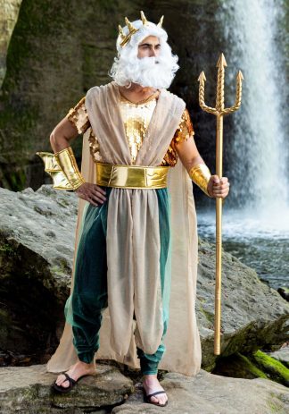 Storybook & Fairytale Costumes | Men’s Poseidon Costume Historical Costumes Historical Costumes